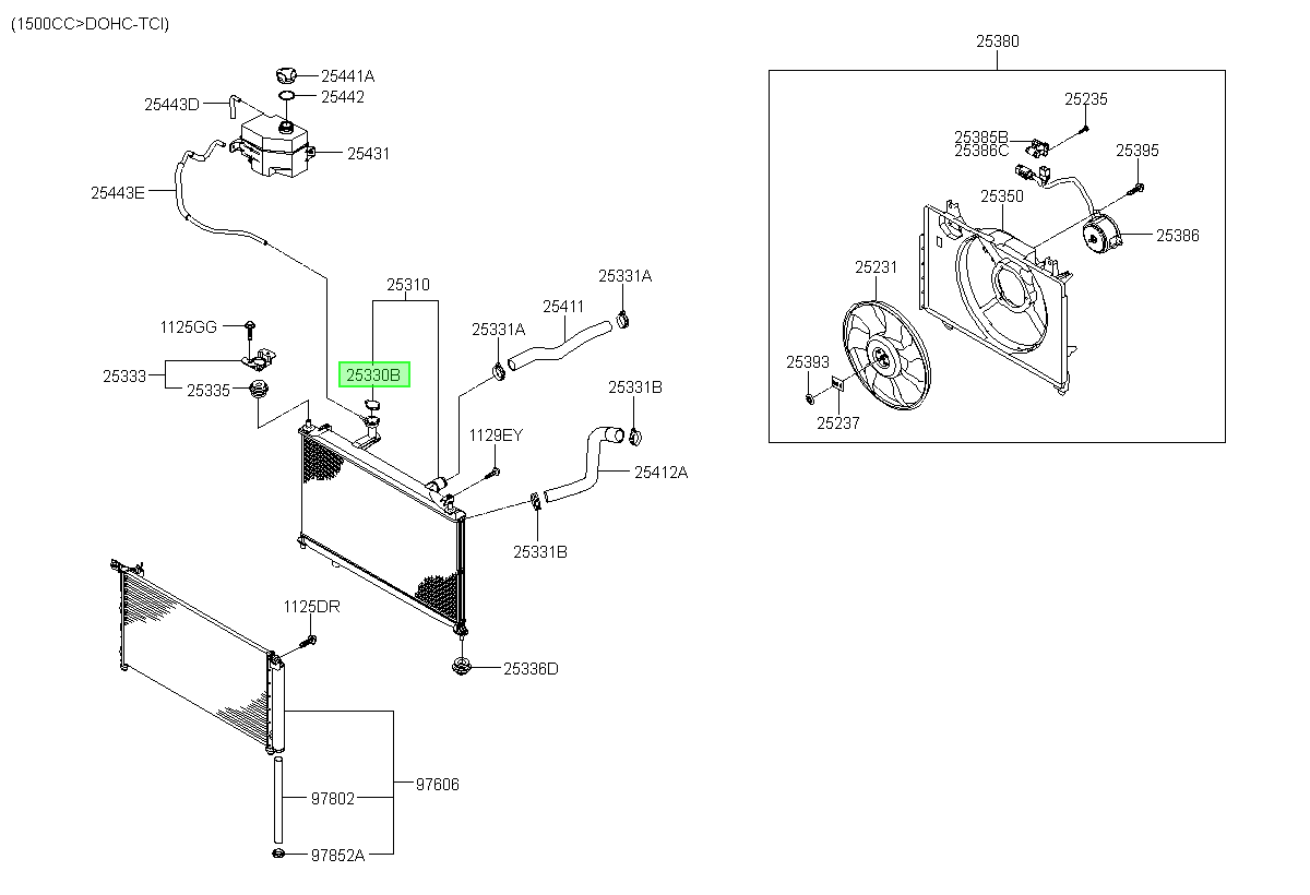 OEM 253303K000 catalogo