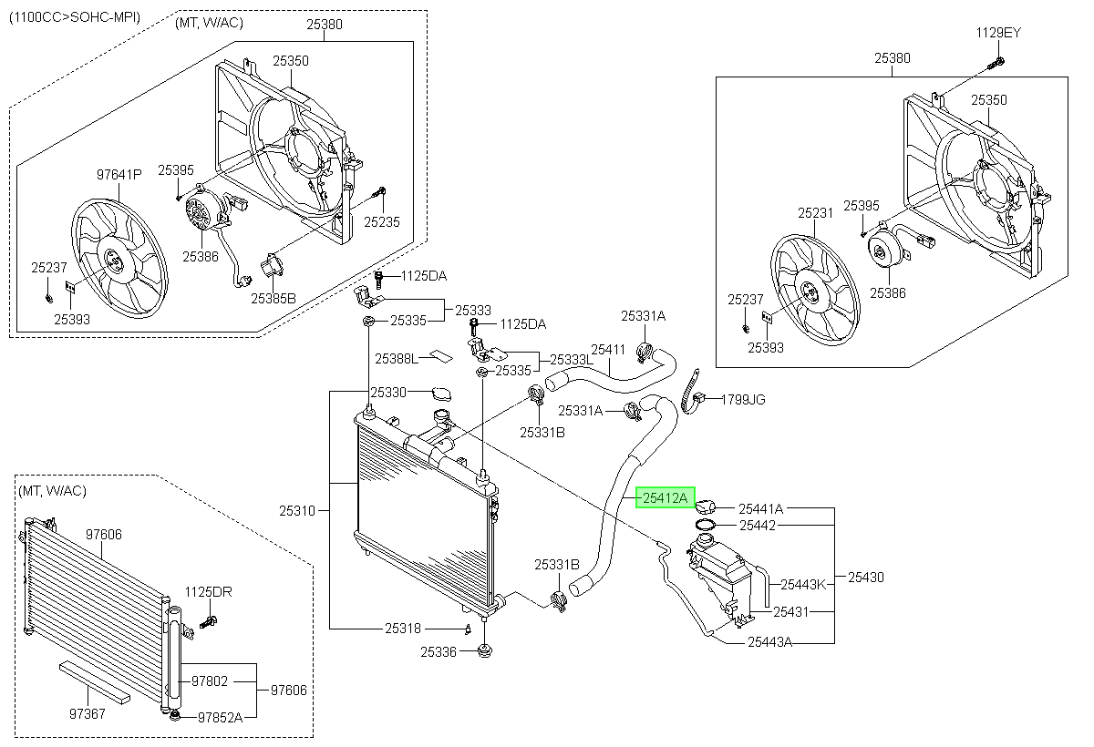 OEM 254121C200 catalogo
