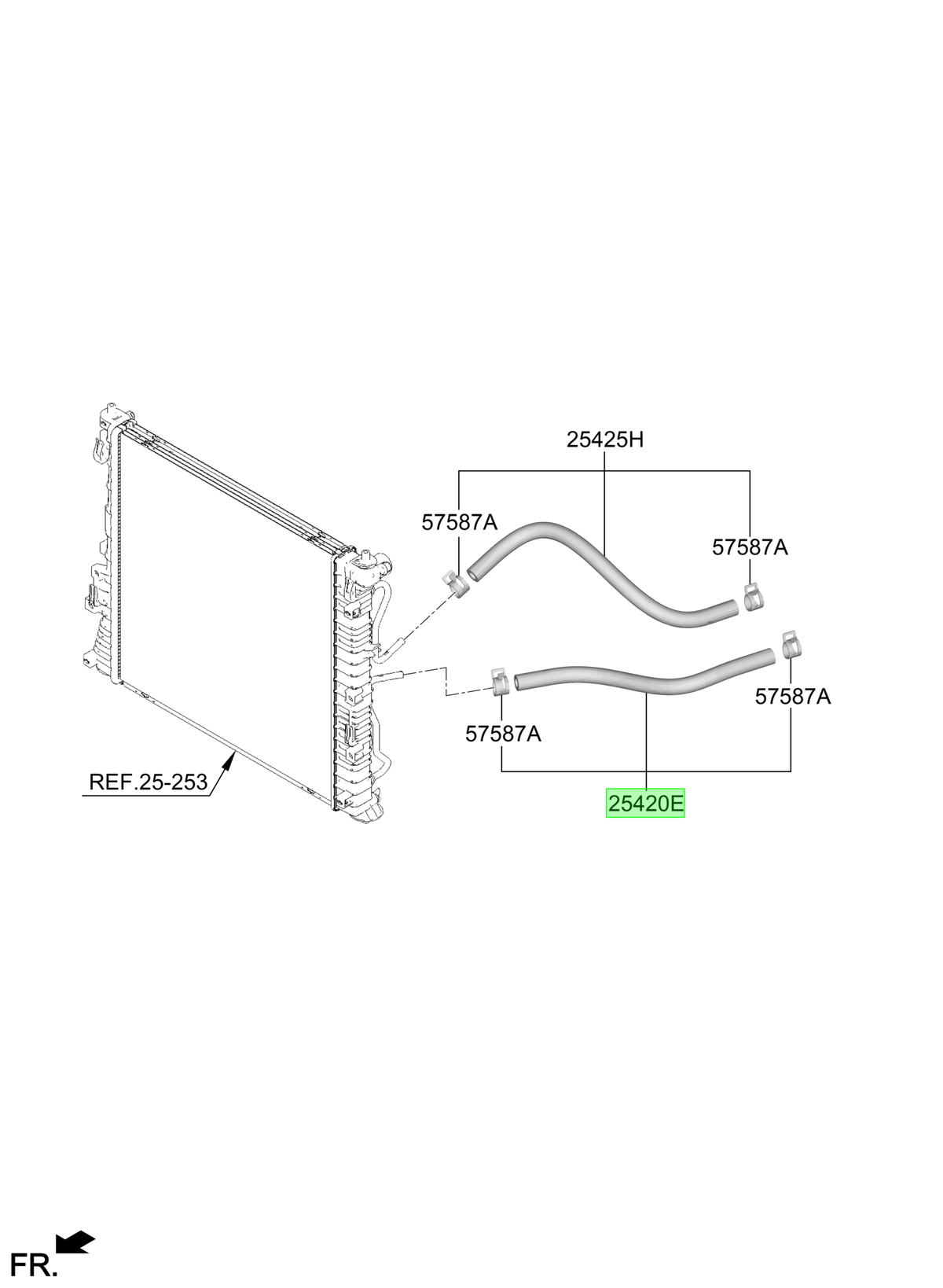 Manguera Original Para Hyundai Tucson 2020-2025
