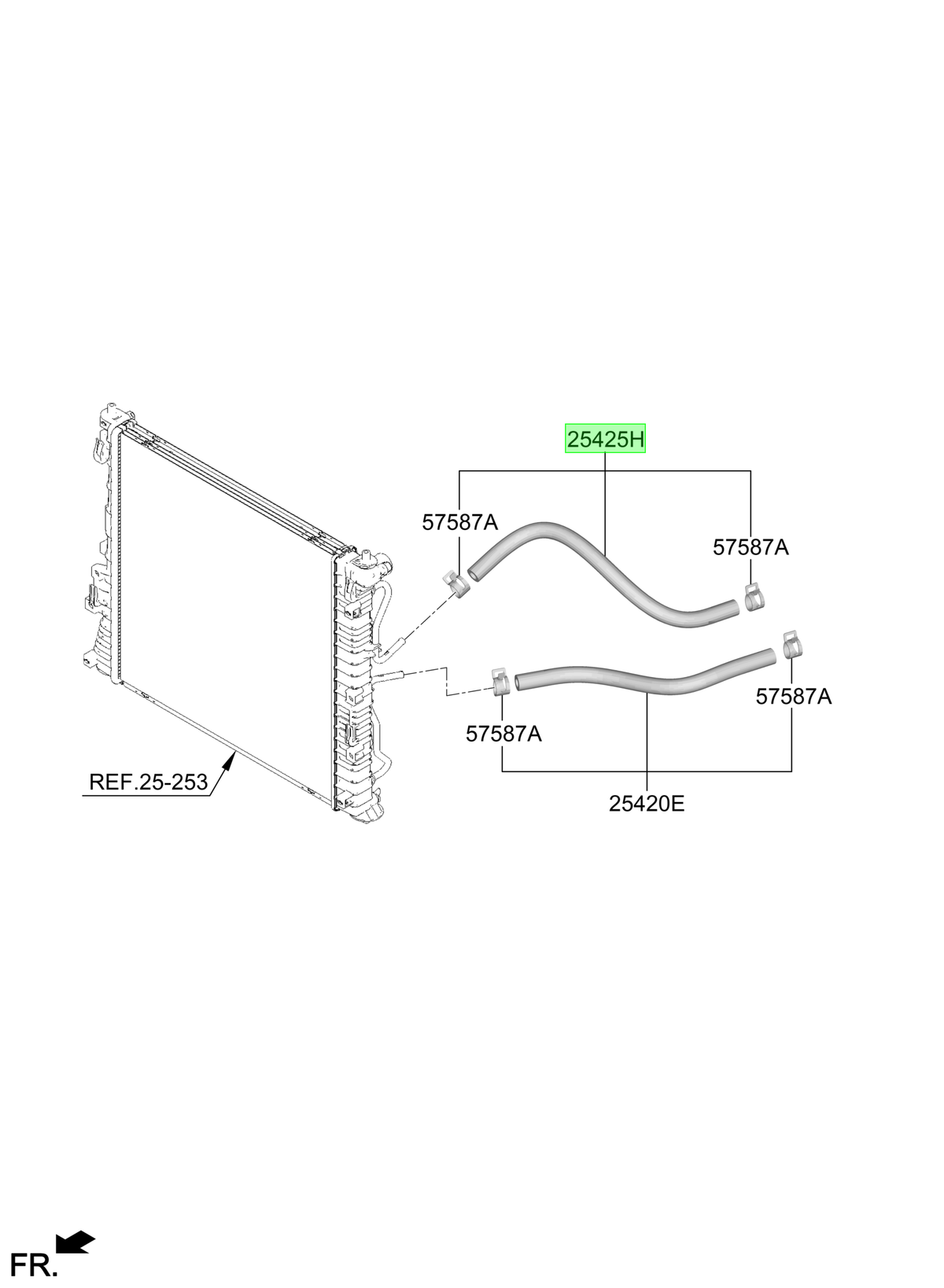 Manguera Original Para Hyundai Tucson 2021-2025