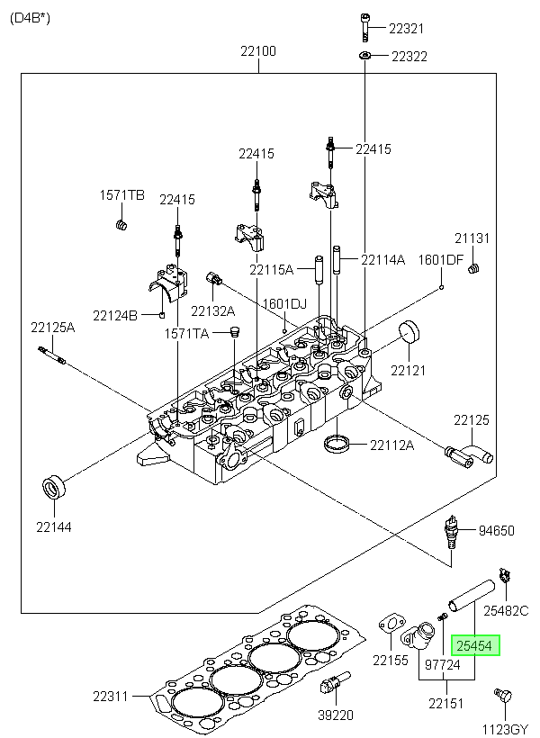 Manguera De Agua Orig. Para Hyundai H1 1998-2004