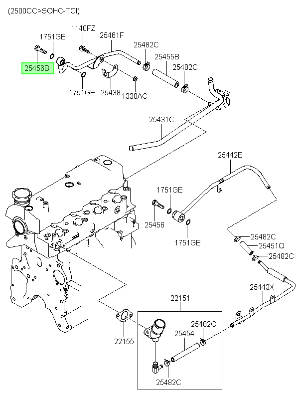 Perno Original Para Kia Frontier 2005-2011