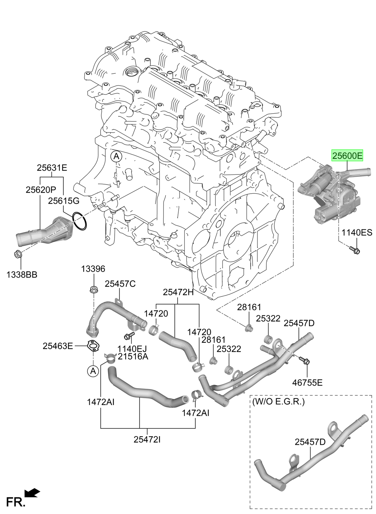 Termostato Original Para Hyundai Creta 2021-2025