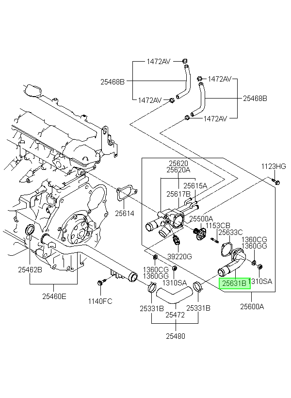 OEM 2563123501 catalogo