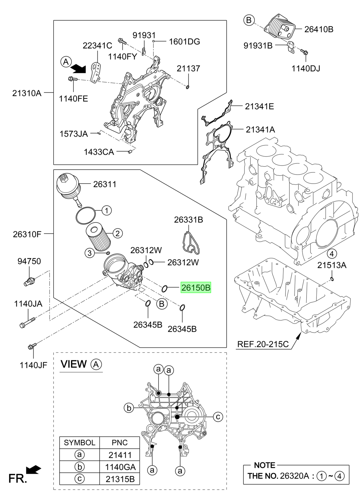 Sello De Agua Original Para Kia Soul 2008-2019