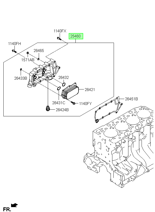 Enfriador Original Para Hyundai Porter 2016-2024