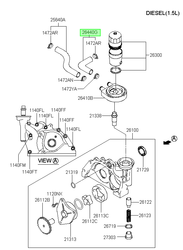 Manguera Original Para Kia Optima 2006-2010