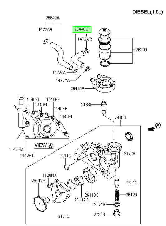 Manguera Original Para Kia Optima 2006-2010