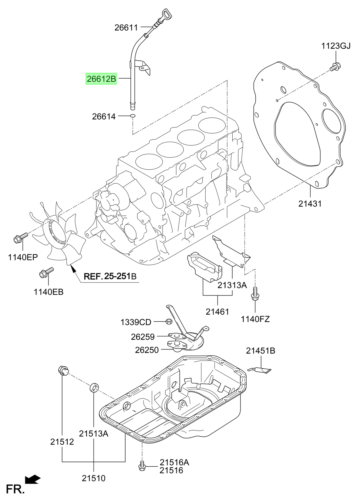 Varilla Nivel Aceite Original Para Hyundai H1 2007-2016