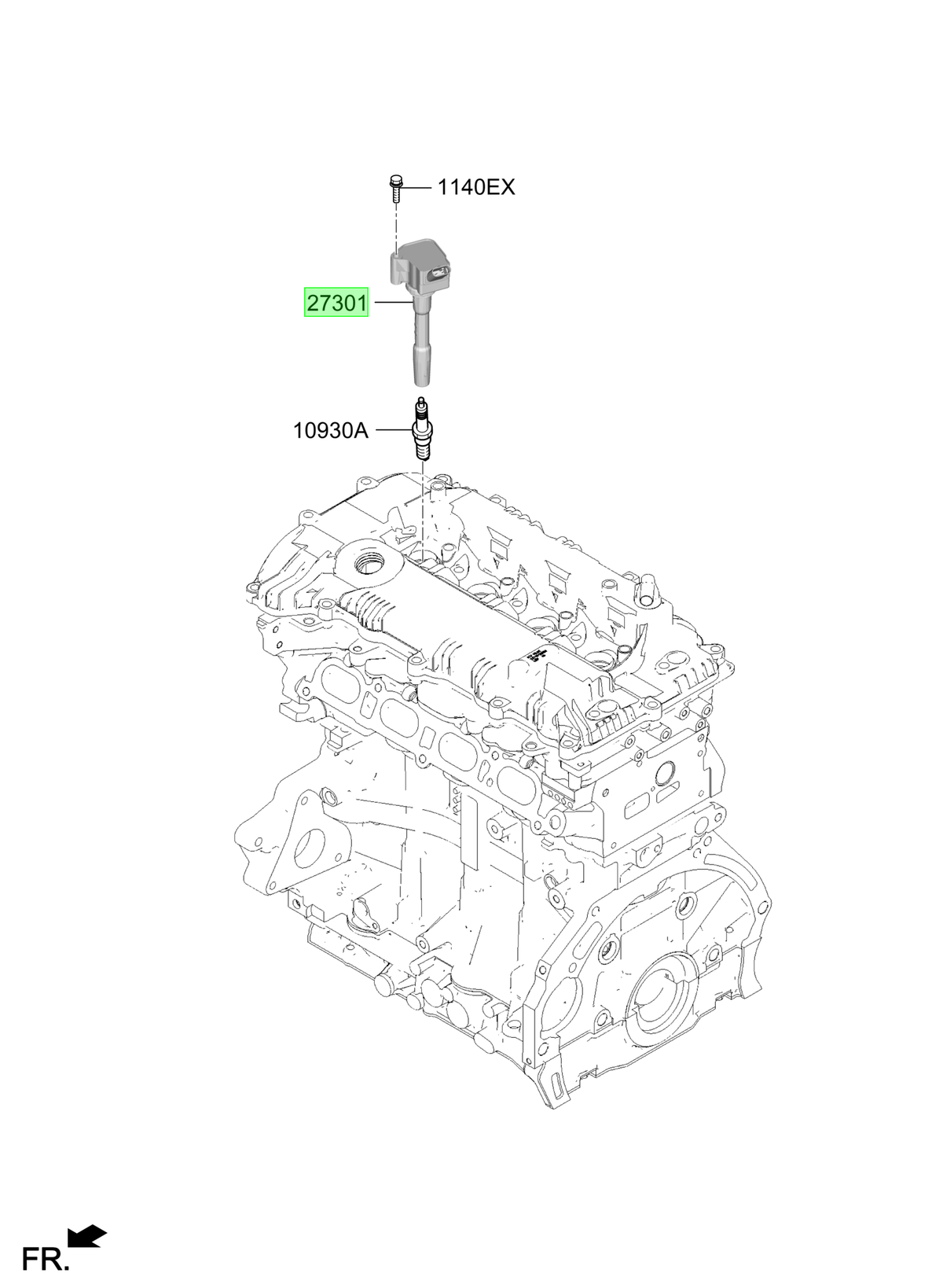 Bobina Encendido Original Para Kia Sportage 2022-2025
