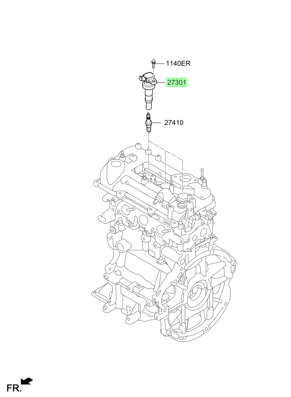 Bobina Original Para Hyundai I20 2020-2025