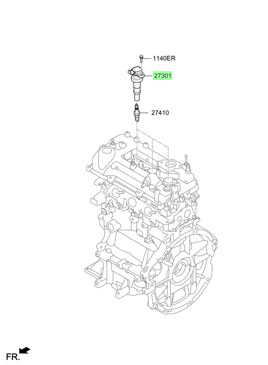 Bobina Original Para Hyundai I20 2020-2025
