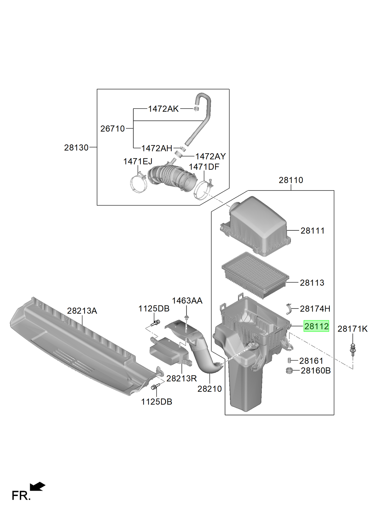 Body-air Original Para Hyundai I20 2020-2025