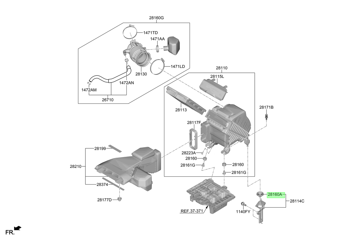 Aislante Original Para Kia Sorento 2012-2021