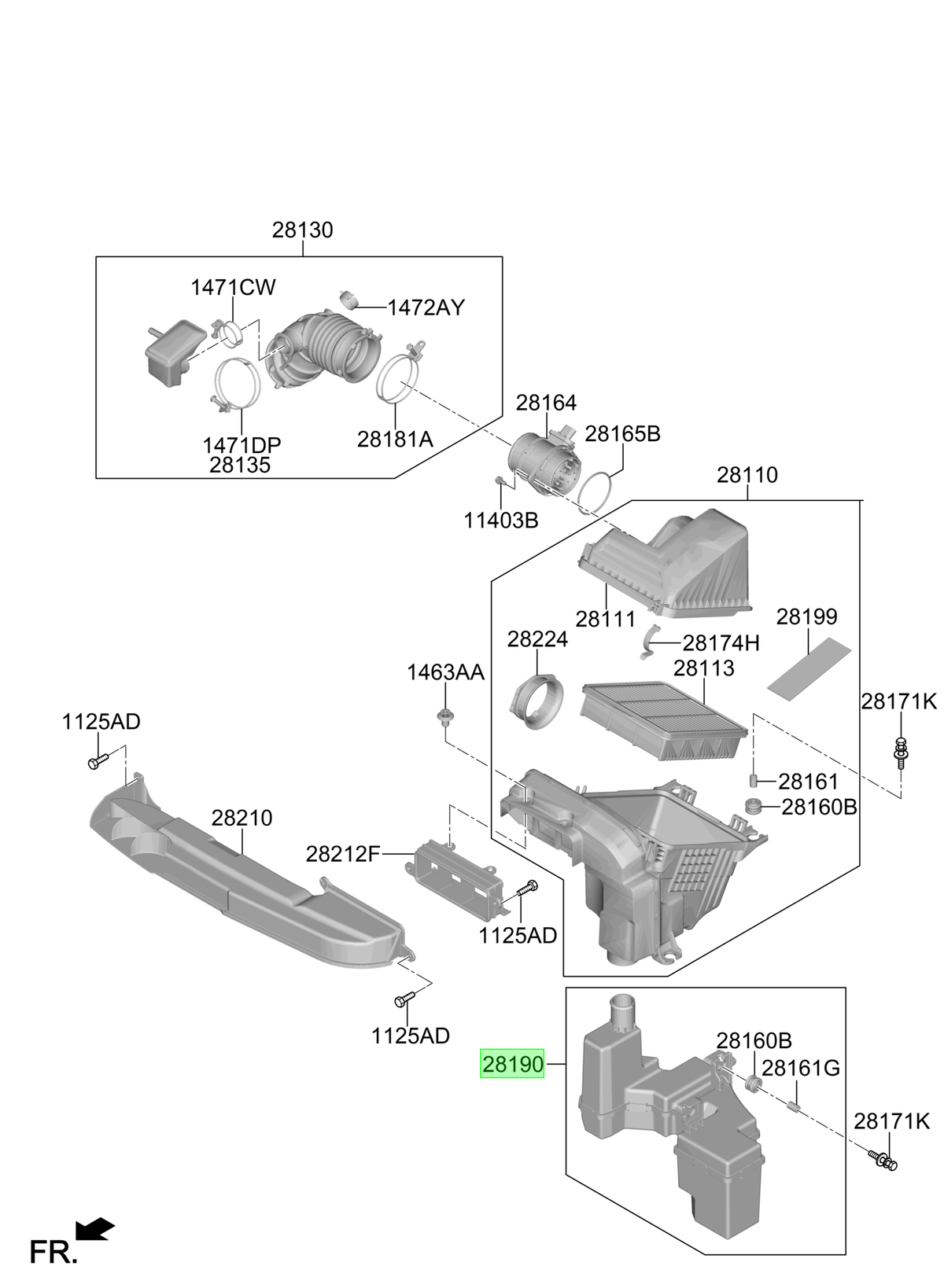 Resonador Original Para Hyundai Kona 2023-2025