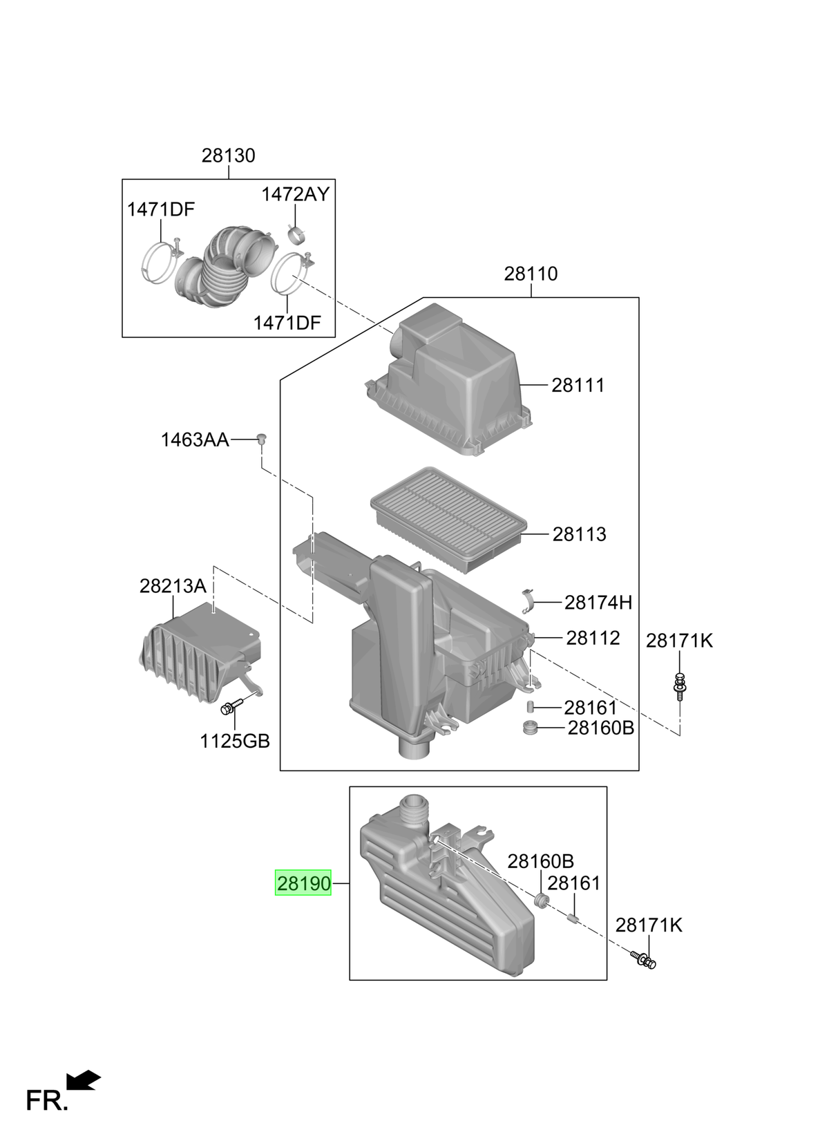 Resonador Original Para Hyundai Creta 2021-2025