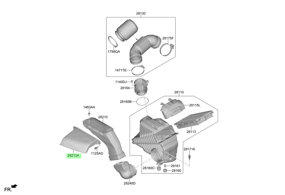 Ducto Original Para Kia Sorento 2020-2024