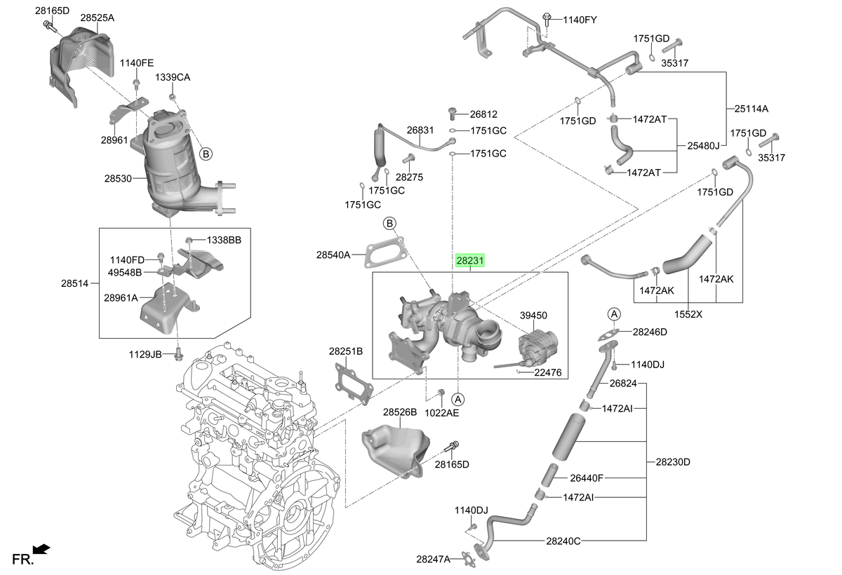 Turbo Original Para Hyundai Venue 2019-2025