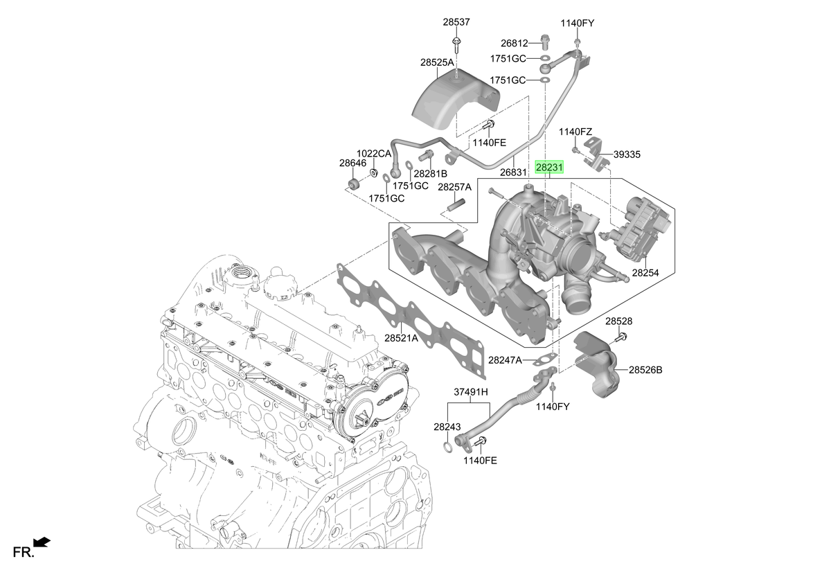 Turbo Original Para Hyundai Tucson 2024-2025