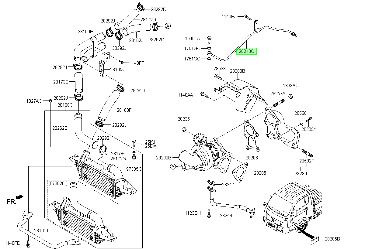Tubo Aceite Turbo H1 Orig. Para Hyundai Desde 2005