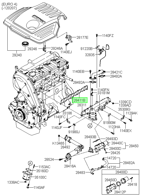 Empaq. Múlt. Adm. Original Para Kia Sorento 2002-2010