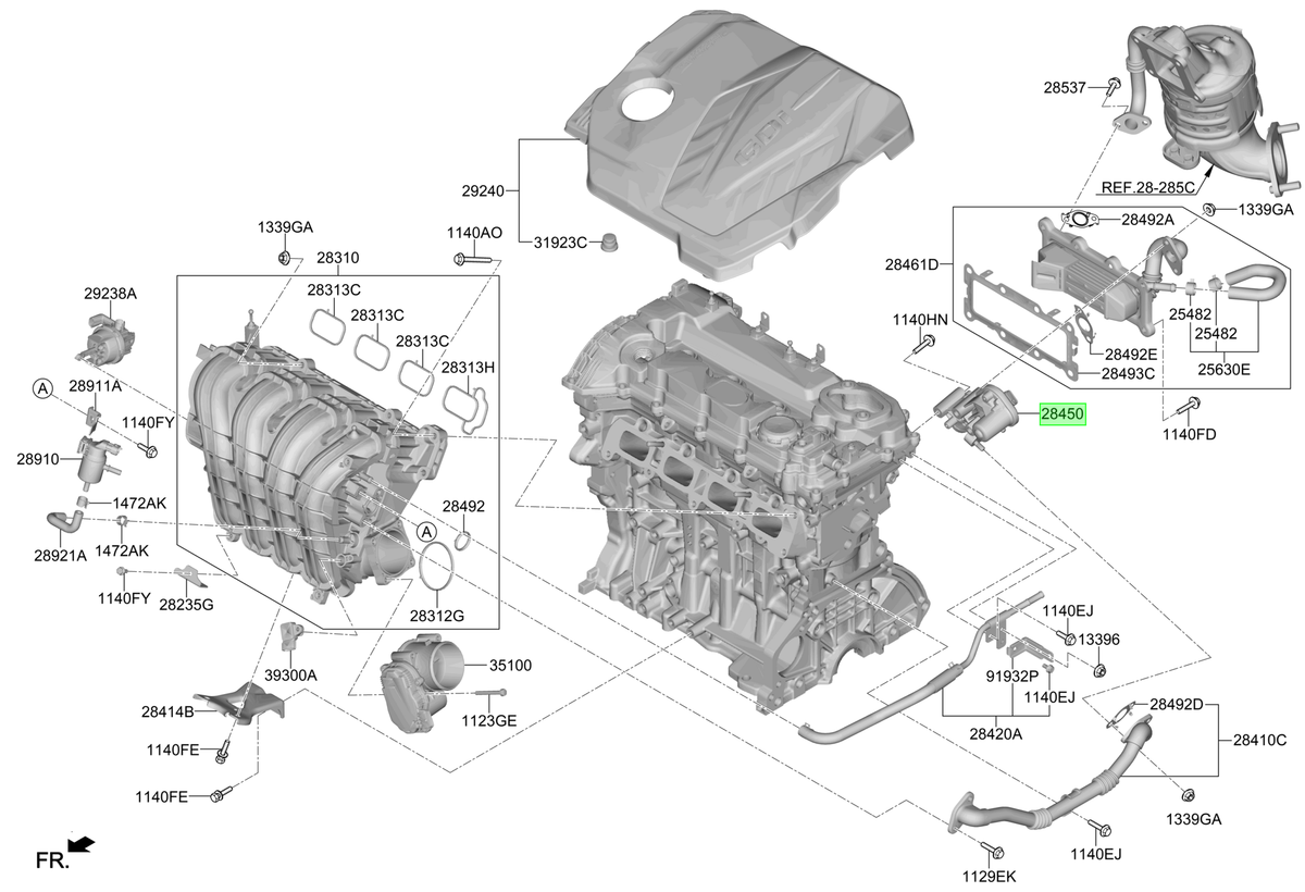 Egr Original Para Hyundai Tucson 2020-2025