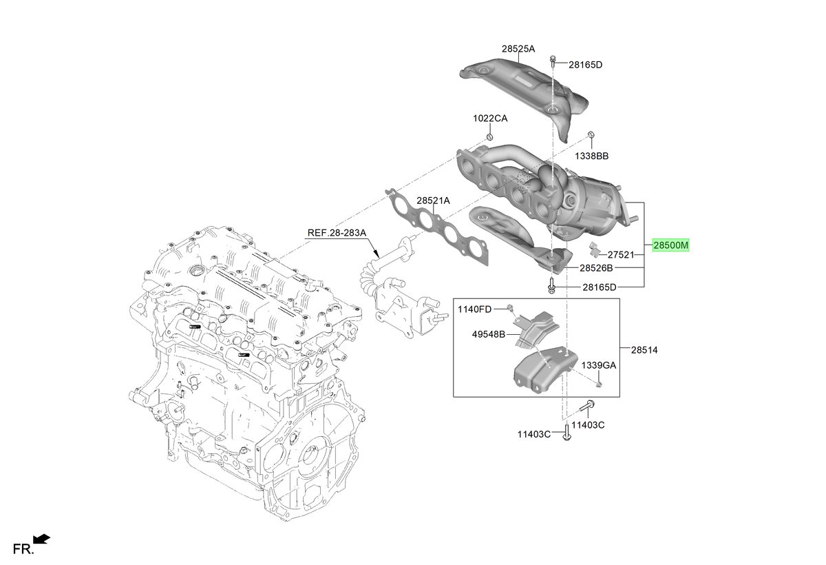 Múlt. De Escape Original Para Hyundai Creta 2021-2025