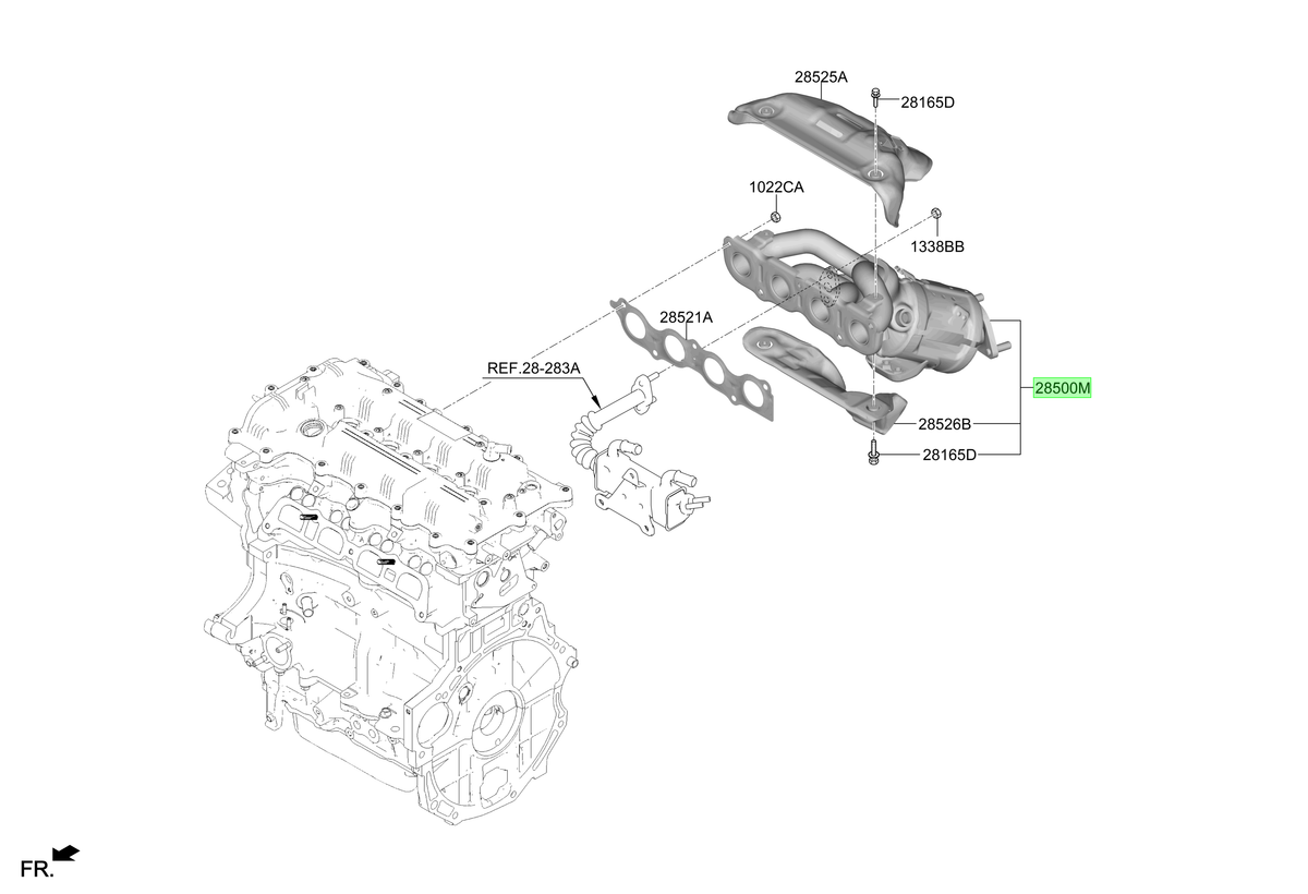 Manifold Original Para Hyundai Creta 2021-2025