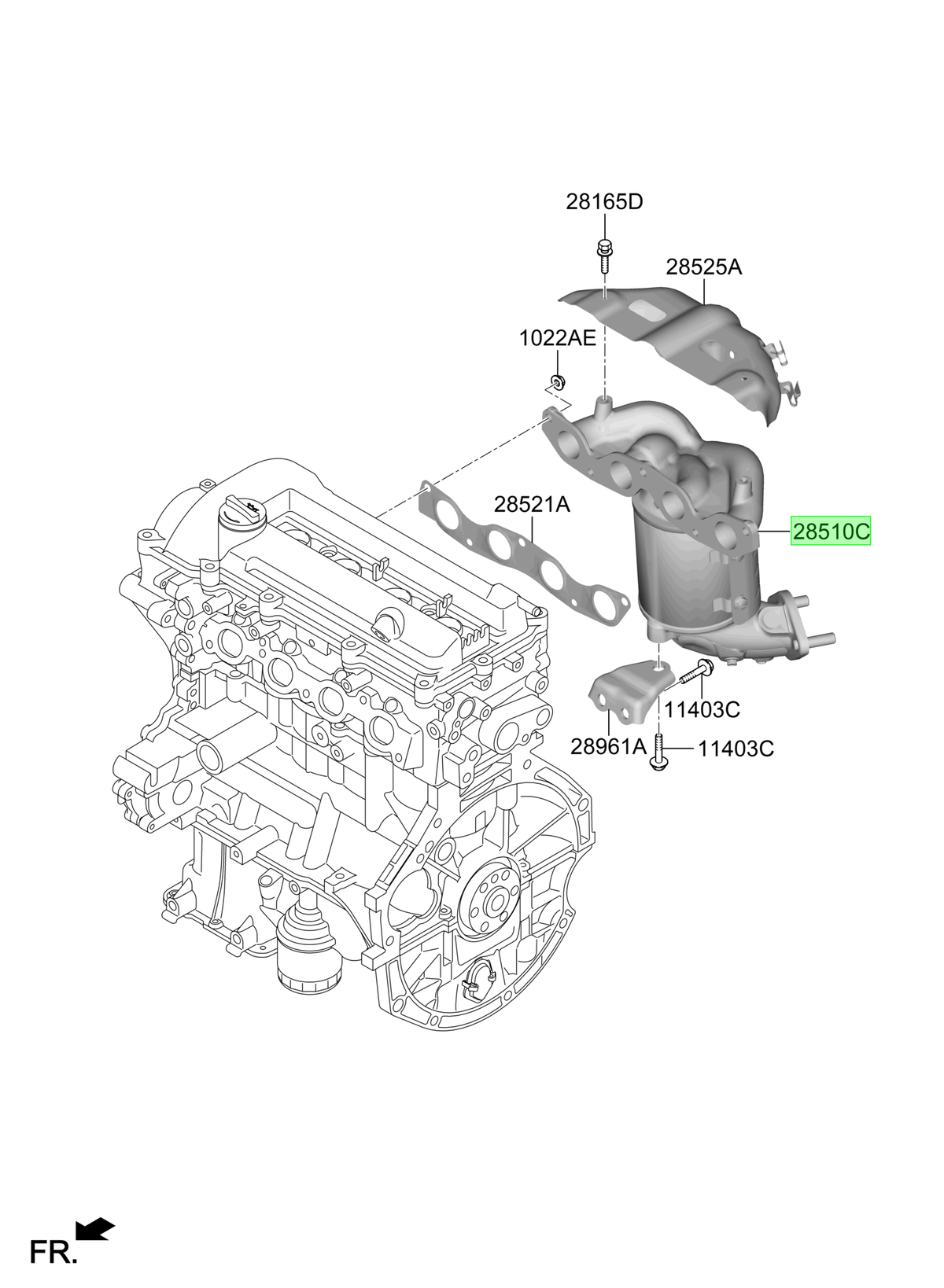 Multiple De Escape Orig. Para Hyundai I20 Desde 2017