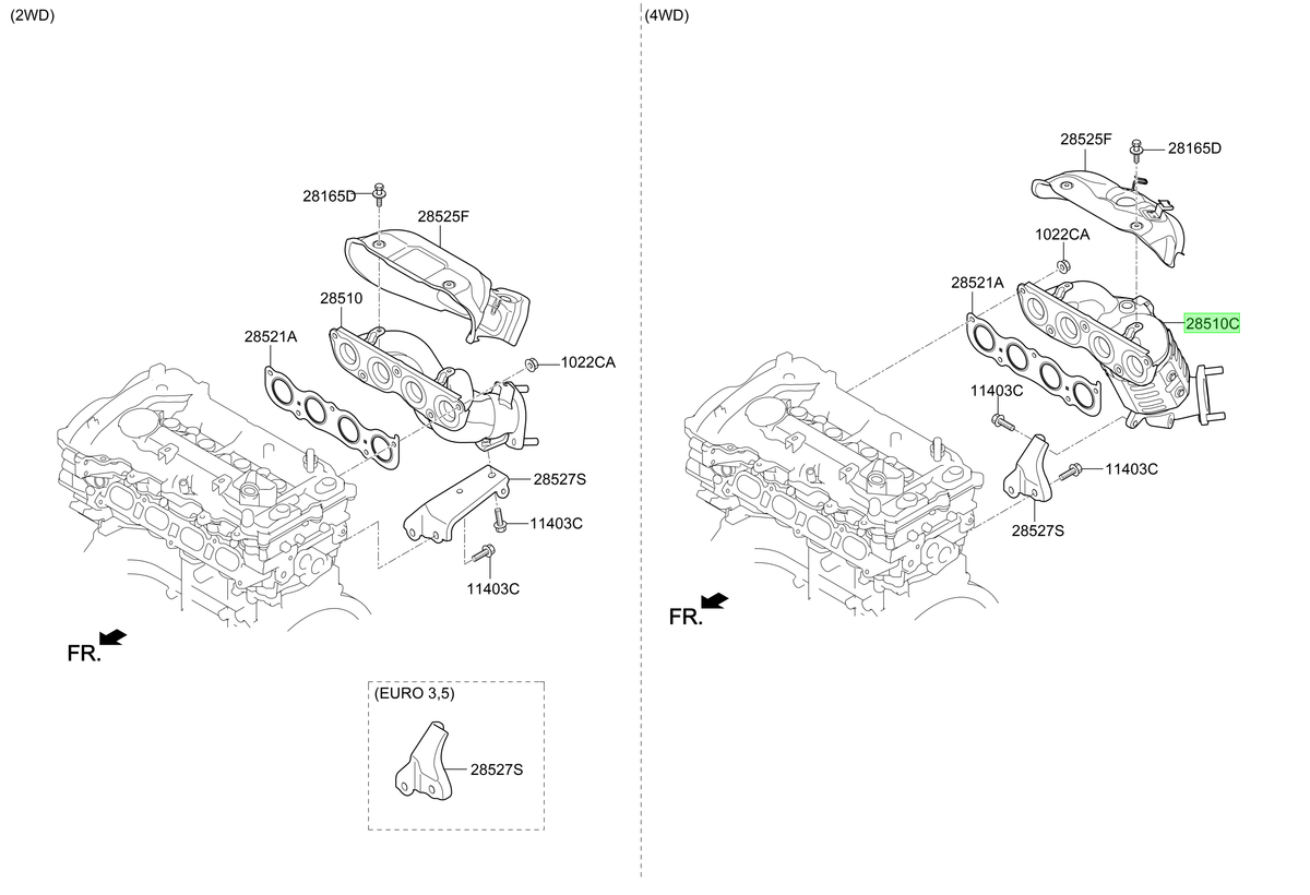 Multiple Catalitico Orig. Para Hyundai Tucson Desde 2015