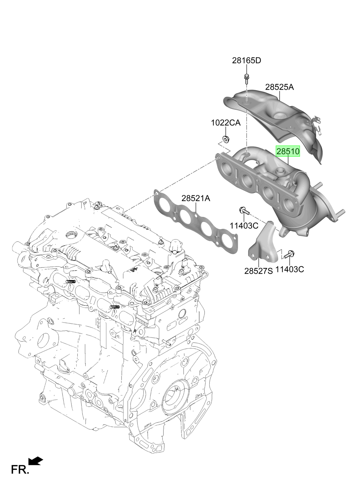Múlt. De Escape Original Para Hyundai Tucson 2021-2025