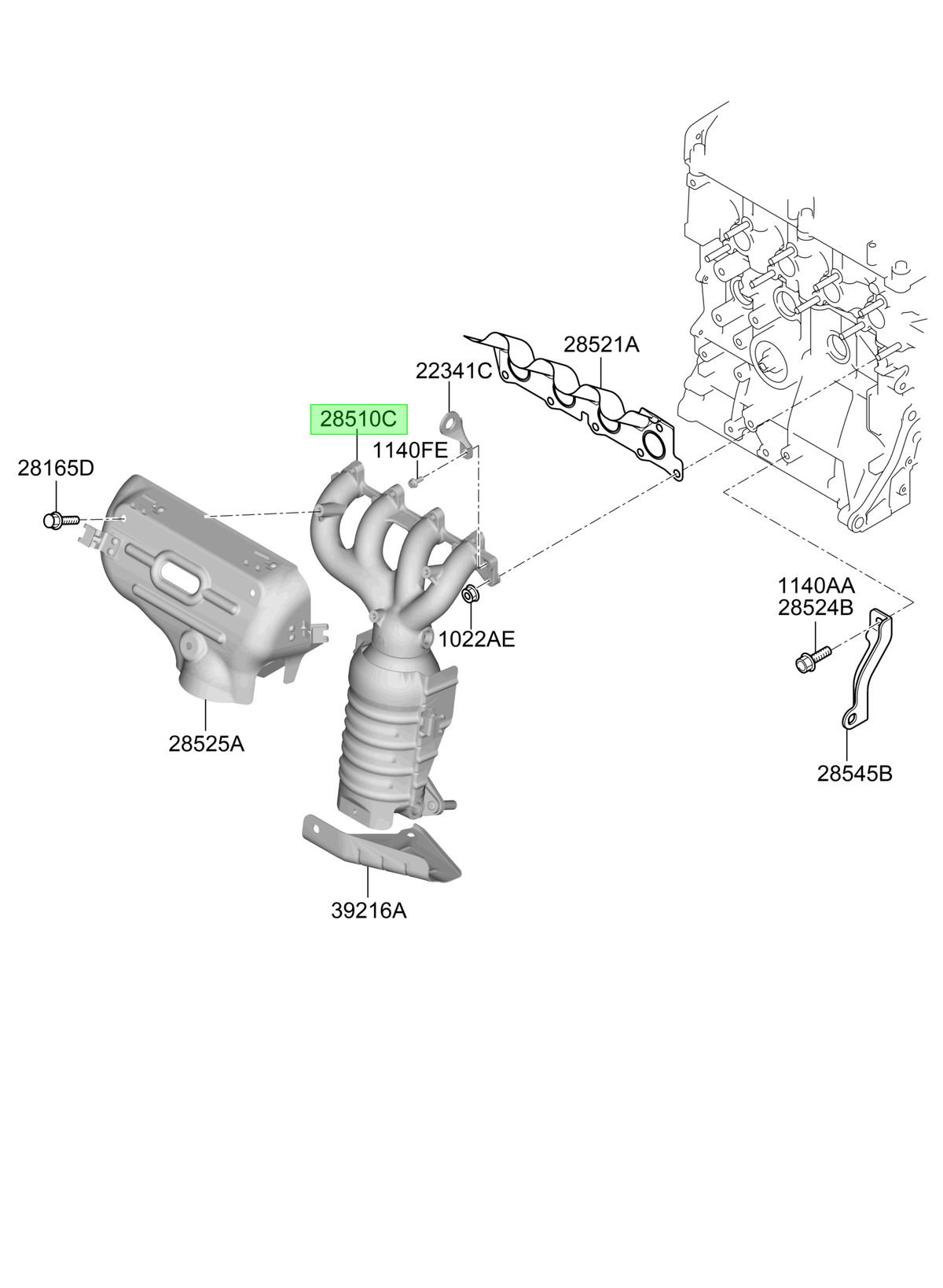 Catalizador Orig. Para Hyundai Atos Desde 2020