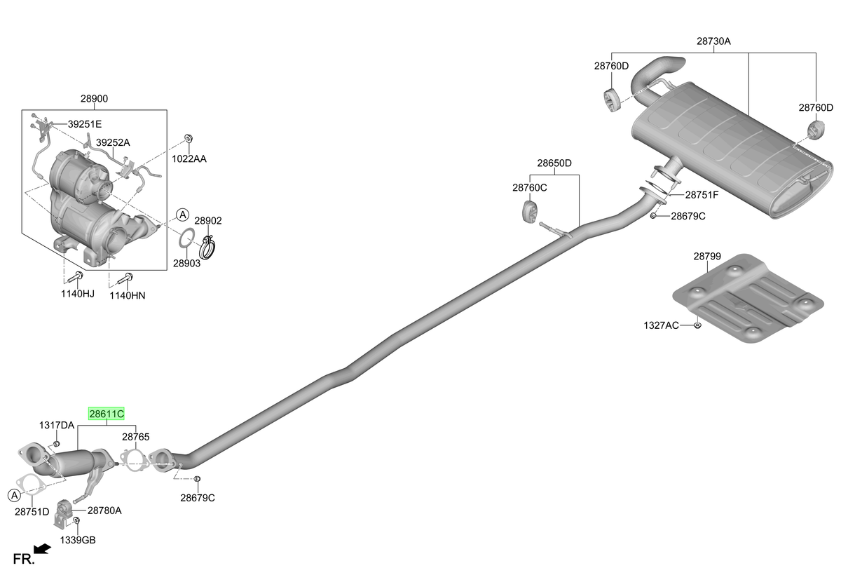 Bajada Original Para Hyundai Tucson 2021-2025