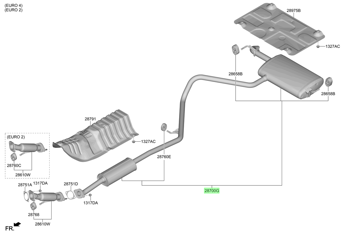 Silenciador Original Para Hyundai Creta 2021-2025