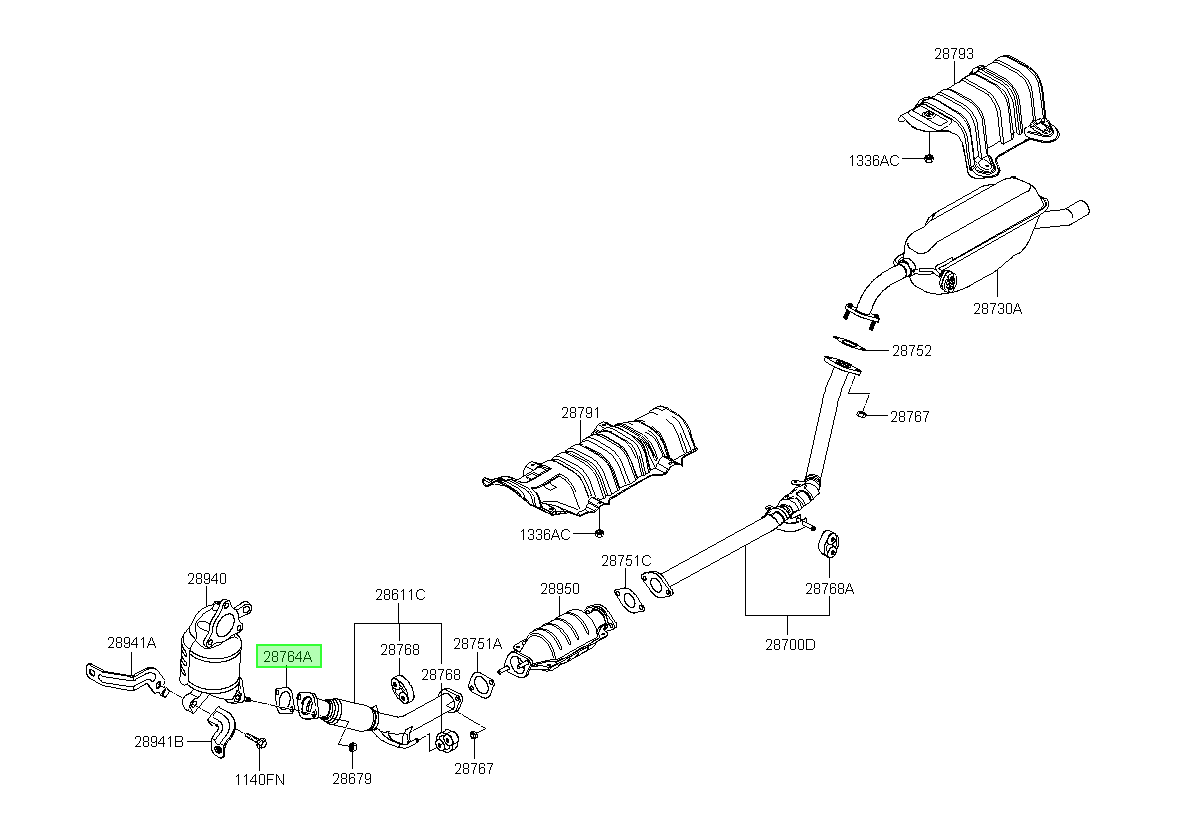 Empaq. Original Para Kia Sorento 2009-2013