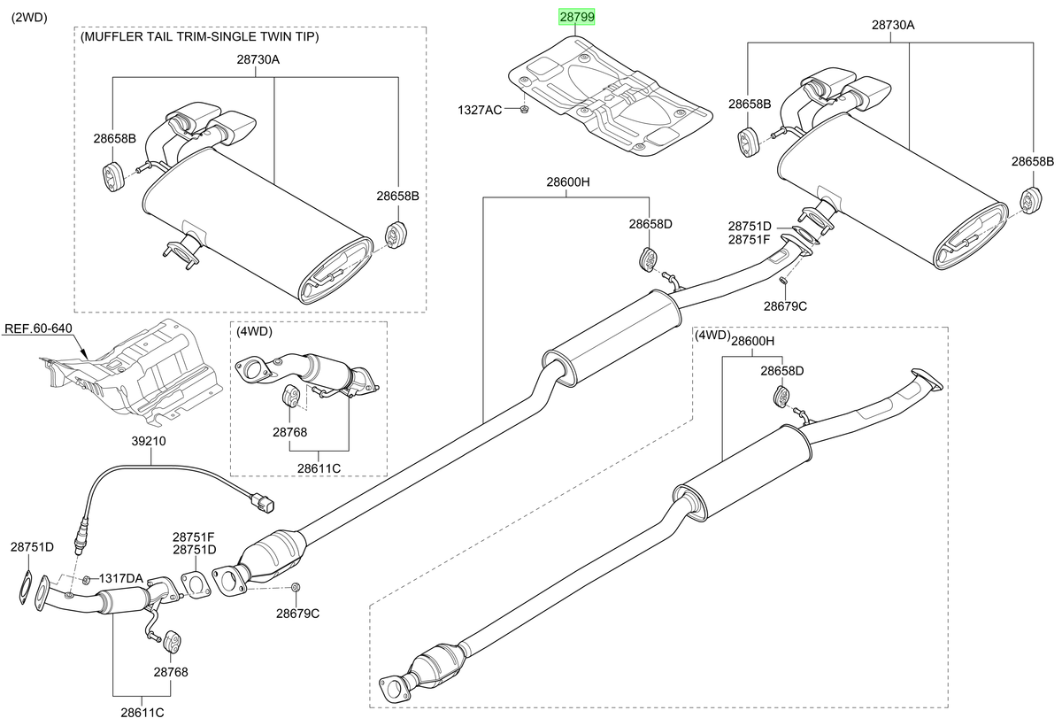 Portector Original Para Hyundai Tucson 2015-2025