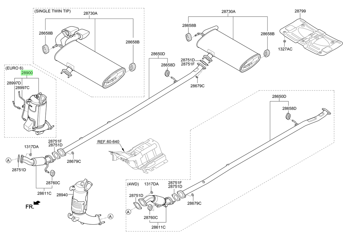 Convertidor Catalitico Orig. Para Hyundai Tucson Desde 2015