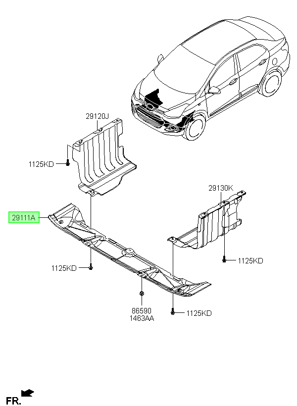 OEM 29110B4500 catalogo
