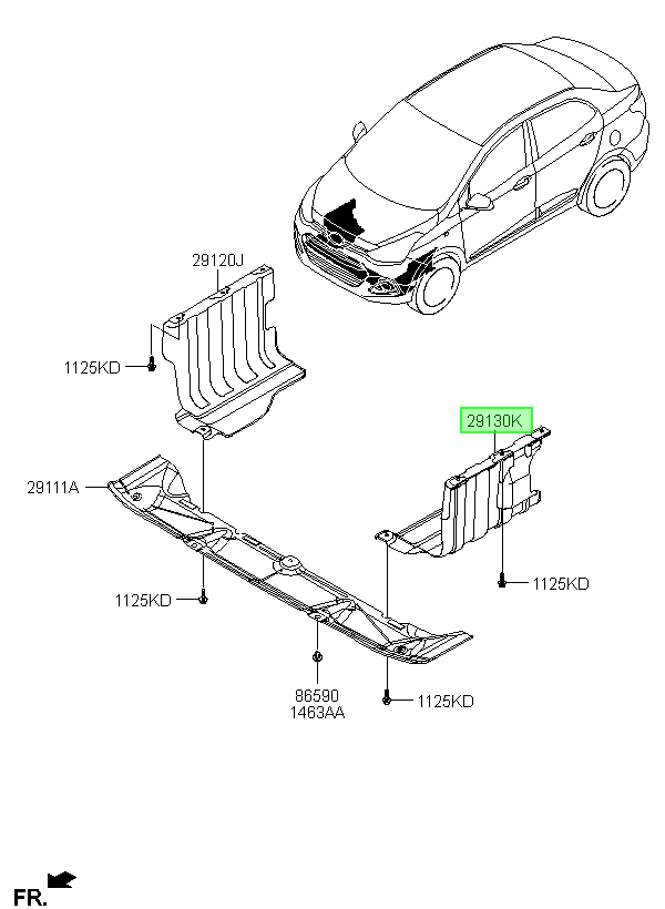 OEM 29130B4000 catalogo