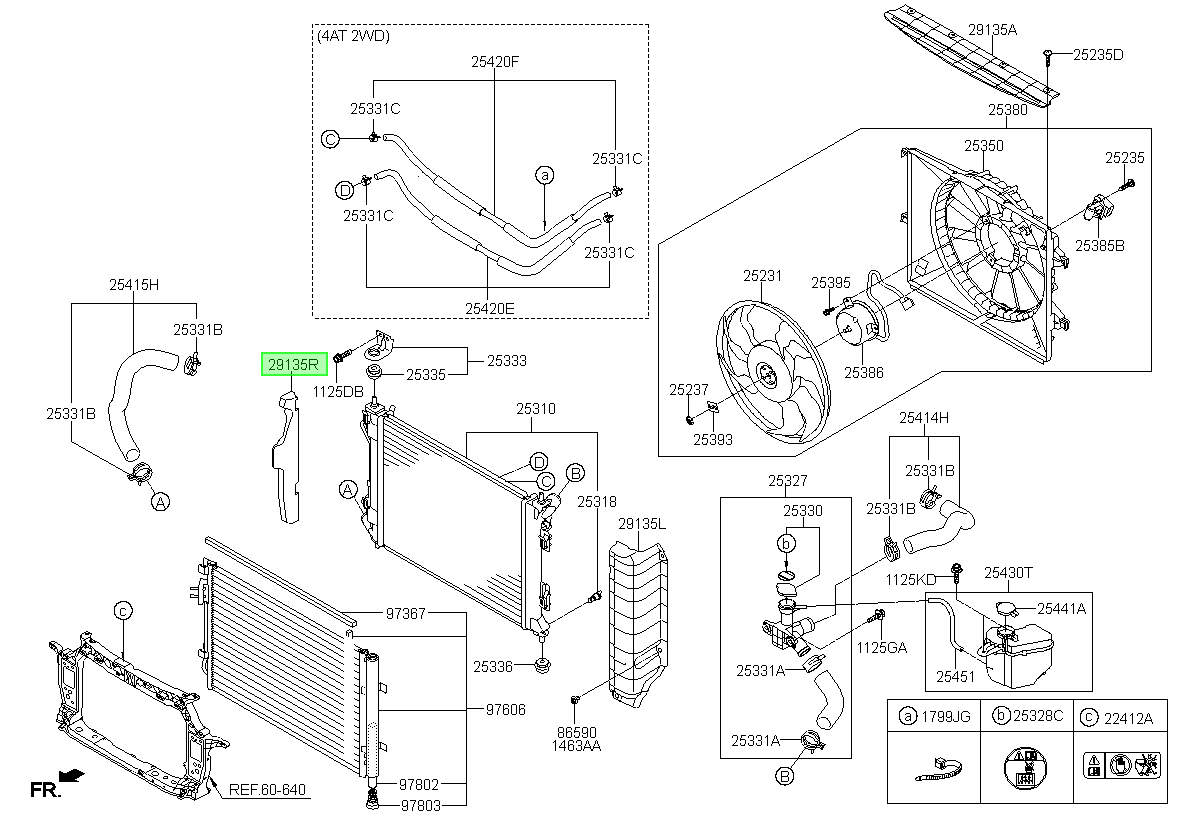 Soporte Radiador Rh Orig. Para Hyundai Grand I10 Desde 2014