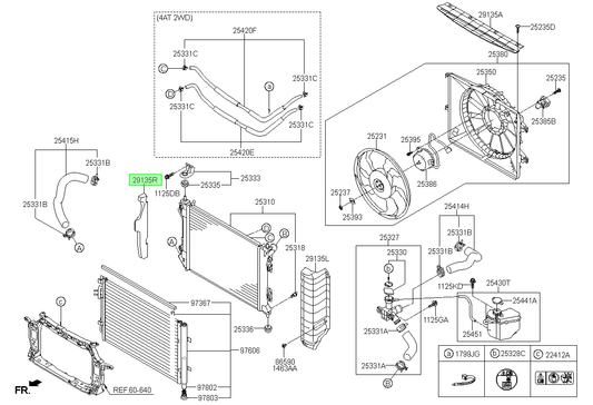 Soporte Radiador Rh Orig. Para Hyundai Grand I10 Desde 2014