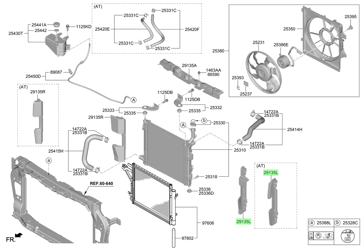 Radiador Lh Original Para Hyundai I10 2019-2024