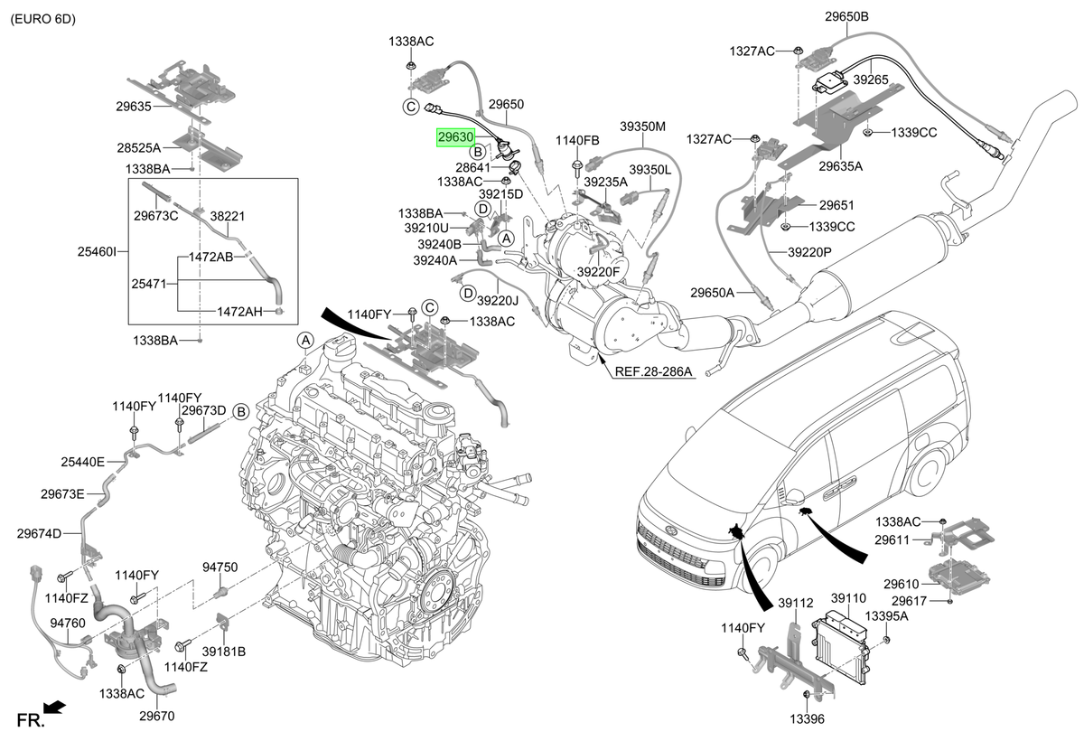 Inyector Original Para Hyundai Staria 2021-2025