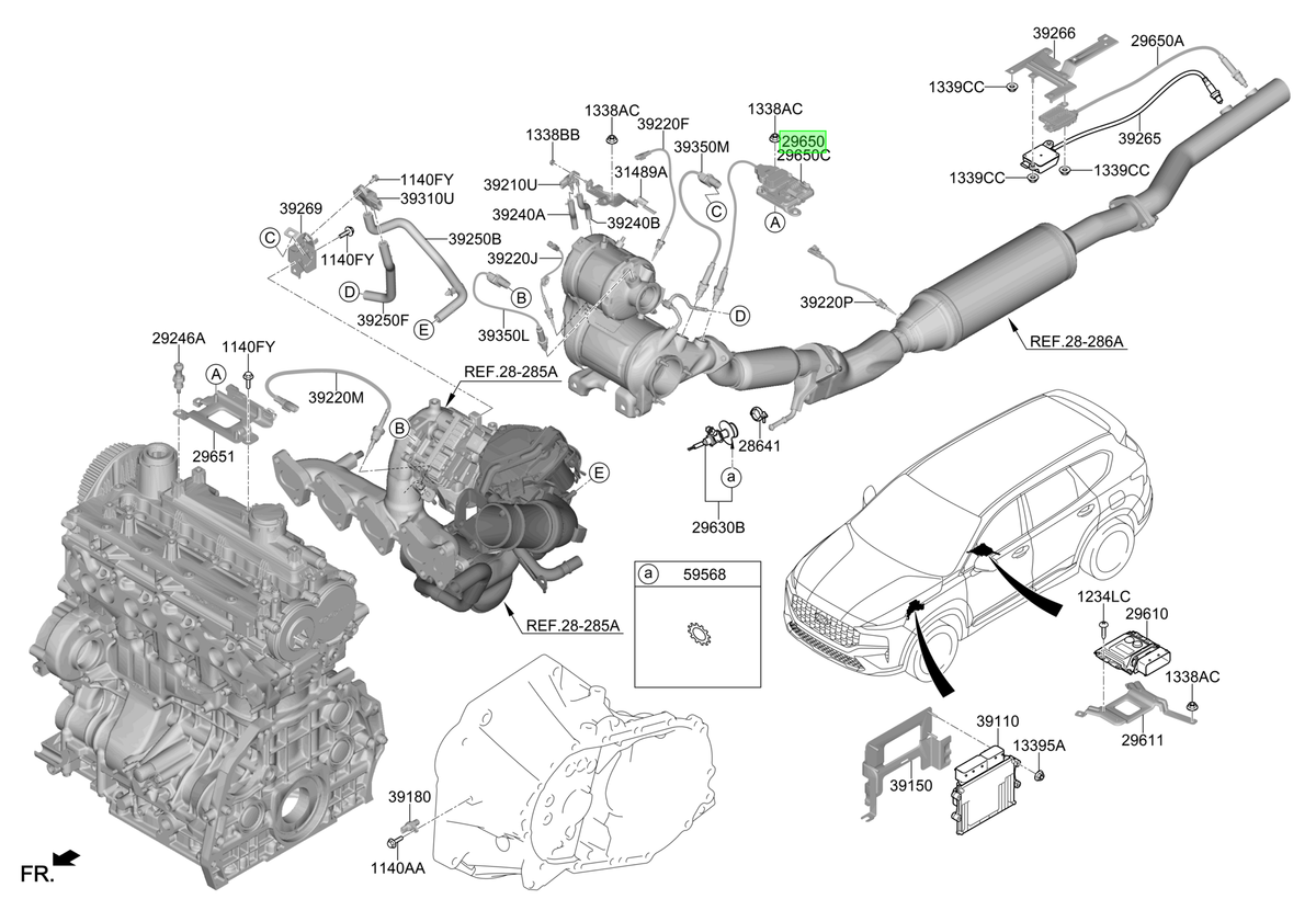 Sensor Nox Original Para Kia Sorento 2020-2024