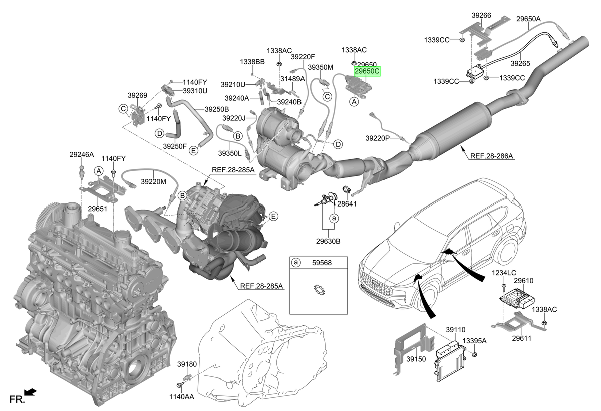 Sensor Nox Original Para Hyundai Tucson 2024-2025