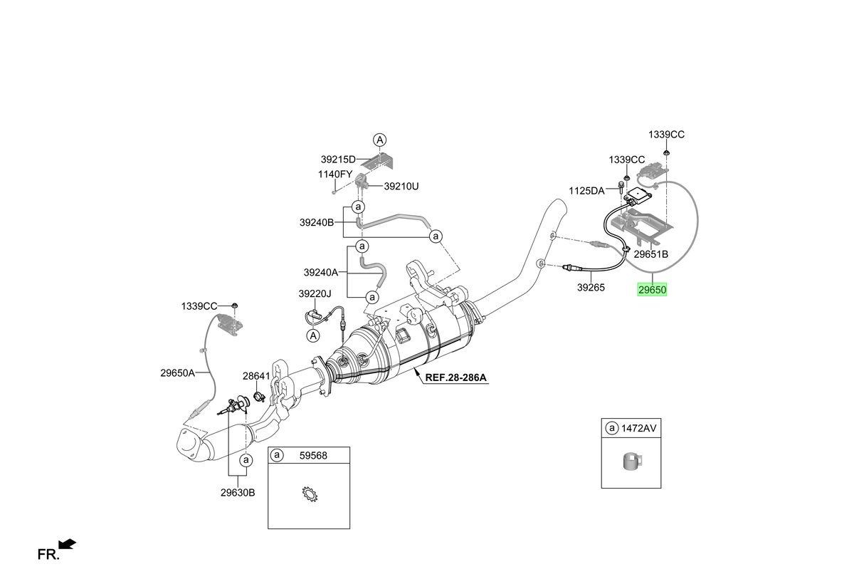Sensor Nox Original Para Hyundai H1 2019-2025