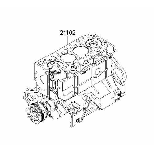 Ensamble Motor Crdi D4Cb Original Para Hyundai H1 Motor Crdi Año 20desde 2013