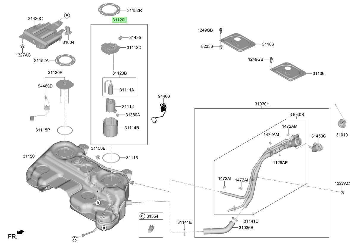 Bomba Combustible Original Para Kia Sportage 2022-2025