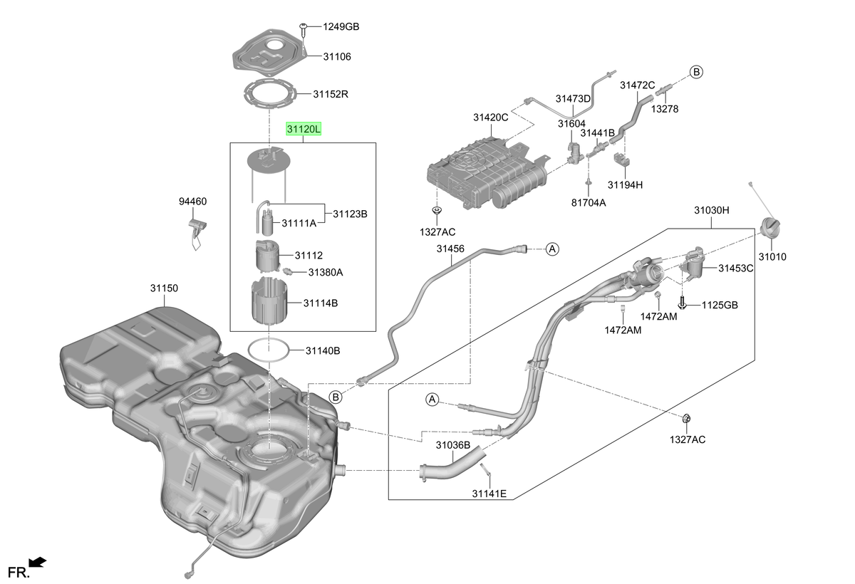 Bba Original Para Hyundai Santa Fe 2023-2025