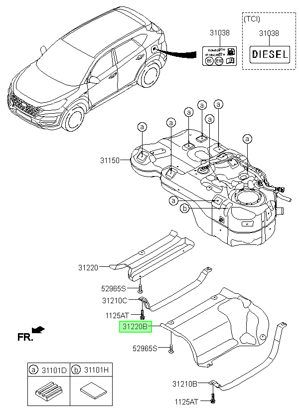 Protector Original Para Kia Sportage 2015-2022